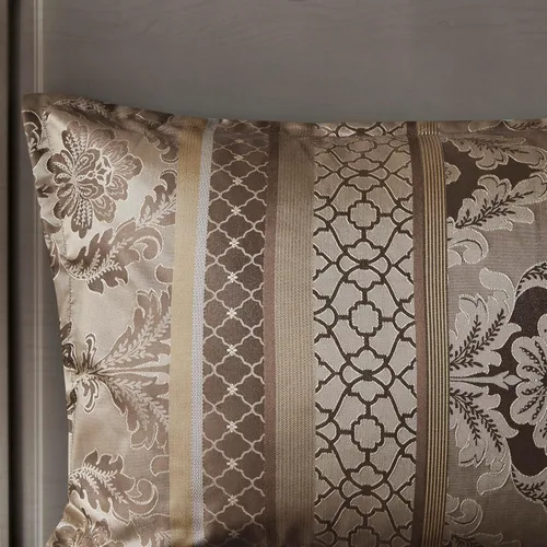 Miniatura 4 de Madison Park Bellagio - Juego de edredón acogedor, lujoso diseño tradicional de damasco jaquard, ropa de cama alternativa para todas las estaciones