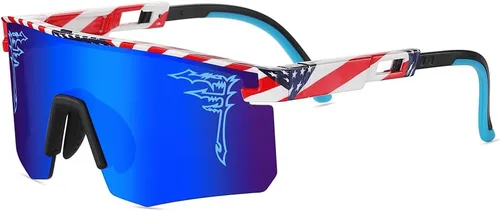 Miniatura 14 de ACEXPNM Gafas de sol de béisbol de dos tamaños UV400 para adultos, niños y jóvenes, hombres y mujeres, para deportes al aire libre