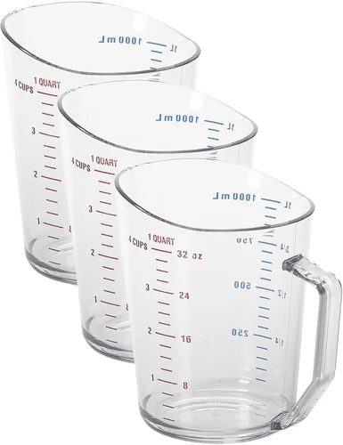Miniatura 5 de Cambro Taza medida transparente de 1 cuarto de galón (100MCCW135)