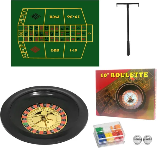 Juego de ruleta de ruleta, juego de casino con 60 fichas, tapete de mesa de juego, rueda de ruleta, rastrillo, bolas de ruleta para ruleta y Texas