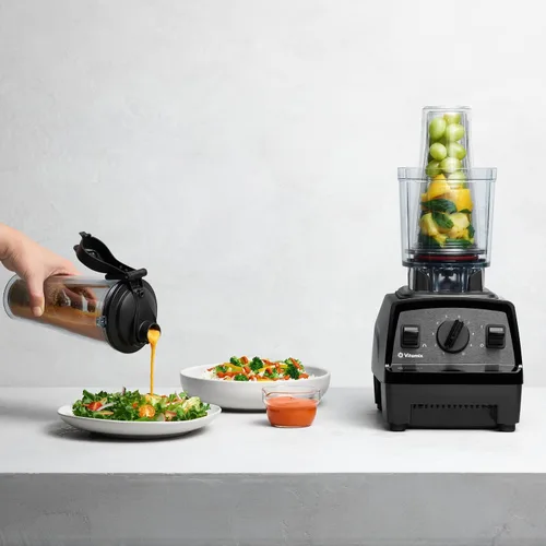 Miniatura 10 de Adaptador de taza personal Vitamix, libre de BPA, apto para lavavajillas, dos tazas de licuadora de 20 onzas, dos tapas y un adaptador de licuadora