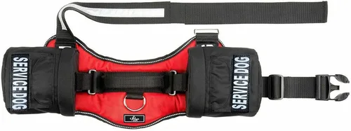 Miniatura 4 de Arnés para perro Service Dog con bolsa extraíble para silla de montar, bolsa de transporte de perros, arnés de mochila, paquete portador de viaje