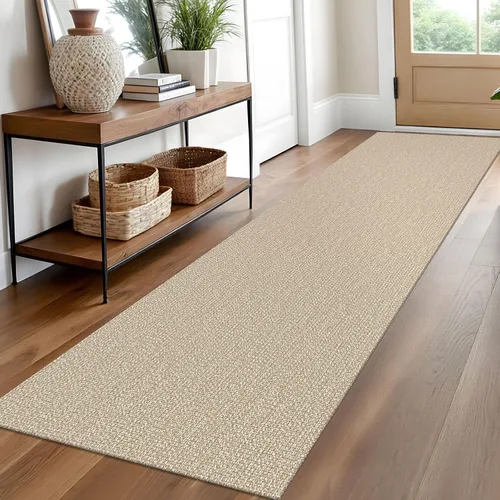 Miniatura 160 de EARTHALL Alfombra pequeña de 2 x 3 pies, lavable para entrada, antideslizante, trenzada, alfombra para puerta interior y exterior, alfombra tejida