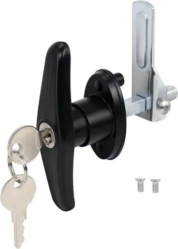 Miniatura 14 de Mango en T con Cerradura para Tapa de Camioneta Pickup Carcasa de Camper - con 2 Llaves para la Mayoría de Marcas de Tapas de Camionetas, Toppers