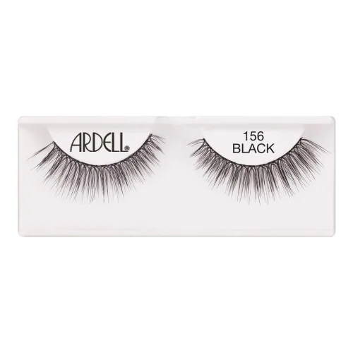 Miniatura 2 de Ardell Pestañas postizas, tacto suave 156, negro, pestañas ultraligeras con puntas cónicas, pestañas de aspecto natural, maquillaje de ojos