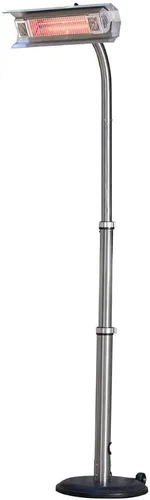 Miniatura 11 de Fire Sense calentador infrarrojo telescópico para exteriores o interiores con poste, Negro