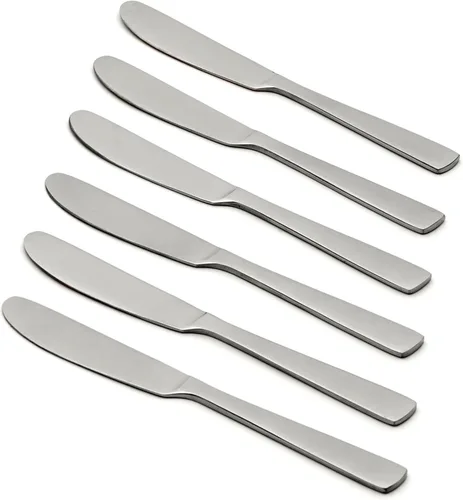 Miniatura 11 de Oneida H098006D Nocha Everyday Cucharas llenas cubiertas, juego de 6, 7 pulgadas de largo x 1.4 pulgadas de ancho