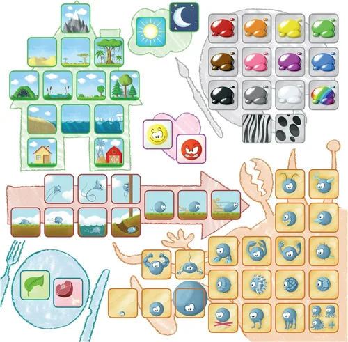 Miniatura 4 de Concept Kids Animals - Juego cooperativo de adivinanzas de animales para niños. Divertido juego de mesa familiar para niños y adultos, a partir de 4