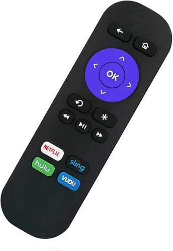 Mando a distancia reemplazado para Roku 1 2 3 4 HD LT XS XD Roku Express 3900R Premiere 4620XB 4210XB 3900R 2500R 2700R 2450XB con botones de acceso