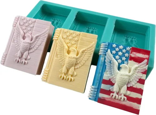 Miniatura 16 de Molde de jabón de silicona de dos libros, moldes de cera de vela hechos a mano, molde de silicona para pastel de mousse de chocolate, gelatina