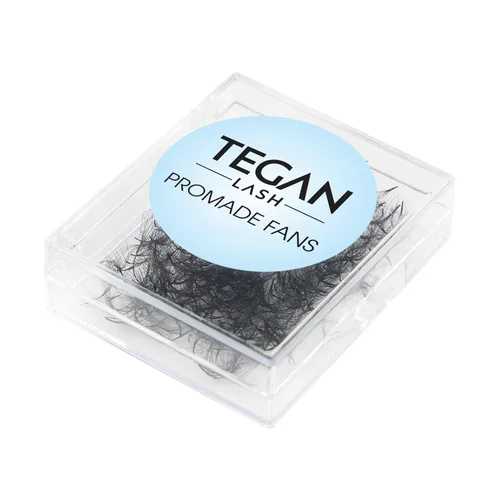Miniatura 9 de TEGAN LASH 500 extensiones de pestañas Promade con volumen, pestañas postizas sueltas hechas a mano, de 3D a 16D, 0.03/0.05/0.07 de grosor, rizo