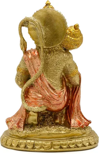 Miniatura 9 de alikiki Estatua hindú Ramayana Hanuman - 6.1 pulgadas de alto, estatua de dios indio hinduismo, devoto, señor Rama, santuario, altar, decoración