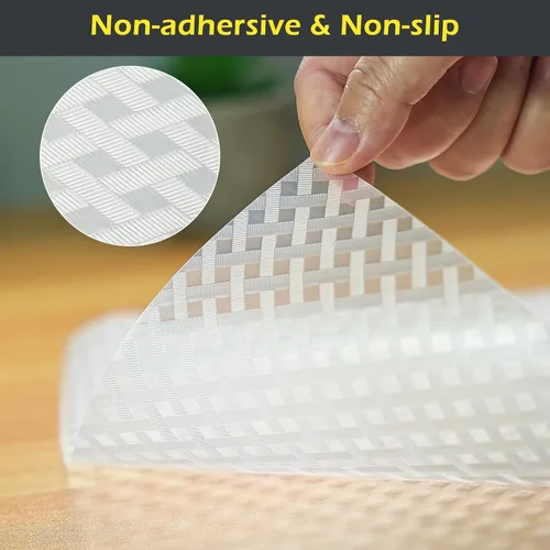 Miniatura 4 de Revestimiento para refrigerador, revestimientos impermeables para estantes y cajones para gabinete de cocina, tapete para baño debajo del fregadero