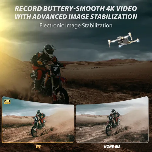 Miniatura 5 de Contixo Drone para adultos, video 4K/30FPS, cardán de 2 ejes y EIS, evitación de obstáculos, control remoto de pantalla táctil de 5.5 pulgadas