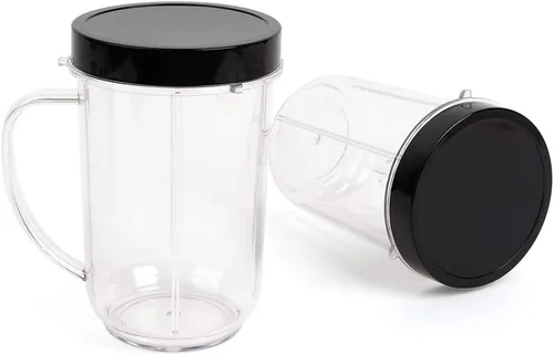 Miniatura 4 de Vasos de repuesto de 16 onzas para Magic Bullet, 6 piezas/juego de piezas compatibles con batidora Magic Bullet de 250 W MB1001, incluye tazas