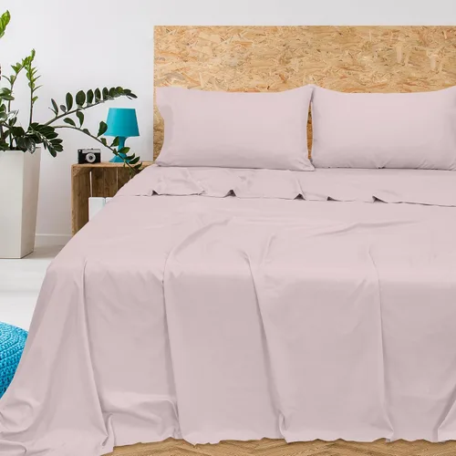 Miniatura 8 de Royale Linens Sábana encimera de 300 hilos 100% algodón peinado de fibra larga - Super suave - Sábanas superiores - Sábana encimera Cal King