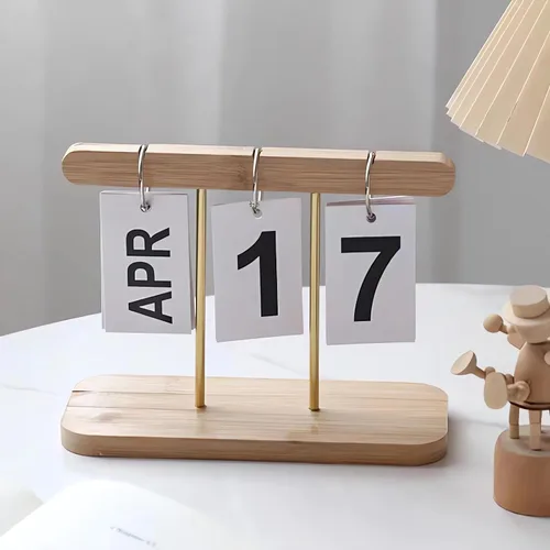 Miniatura 5 de Calendario Diario Perpetuo Desechable para Escritorio 2026 Reutilizable Accesorios de Oficina para Escritorio Decoración para el Hogar Accesorios