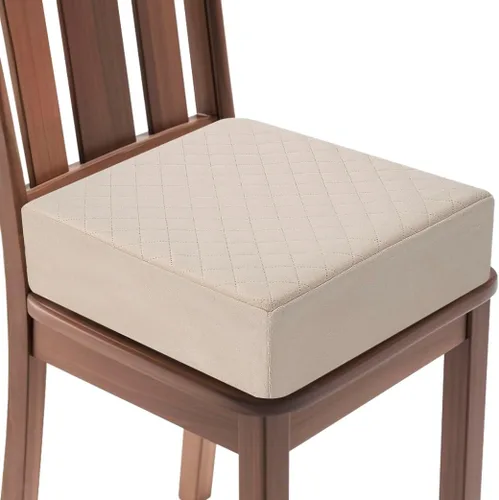 Miniatura 25 de Cojín elevado para adultos, 16 x 16 x 4.5 pulgadas, cojín de asiento de firmeza media para el hogar, oficina, silla de ruedas, automóvil, funda