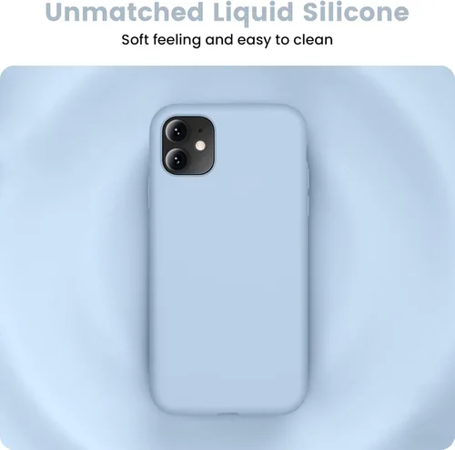 Miniatura 4 de Funda compatible con iPhone 11, silicona [forro de microfibra suave antiarañazos] [delgada a prueba de golpes] Funda mejorada para teléfono 11