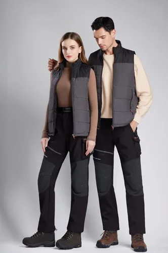 Miniatura 9 de Pantalones térmicos con batería de 20000 mAh, pantalones eléctricos para senderismo para nieve, pantalones de invierno Softshell para exteriores