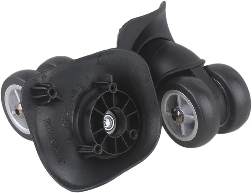 Miniatura 3 de Doublelife 1 par de repuesto negro equipaje giratorio reparación maleta piezas ruedas ruedas 1.929 in resistente con tornillos