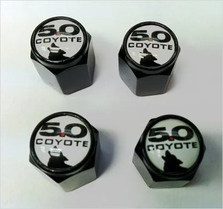 Miniatura 9 de Tapas de válvula de vástago para Ford Mustang Coyote 5.0 Shelby GT Negro - Coyote rojo