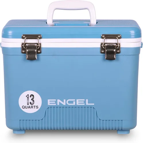 Miniatura 19 de Engel 13qt, refrigerador hermético, de secado al aire, Drybox y pequeña lonchera con carcasa dura para hombres y mujeres Rosa