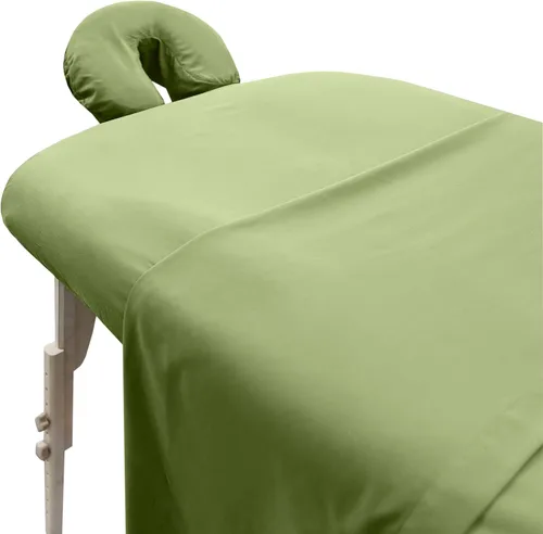 Miniatura 15 de London Linens Juego de sábanas de microfibra suave para mesa de masaje de 3 piezas, incluye funda para mesa de masaje, sábana bajera ajustable