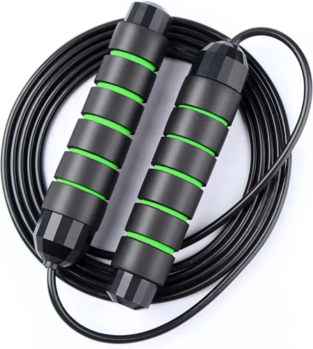 Miniatura 13 de Redify Cuerda de saltar, cuerdas de saltar para fitness, para mujeres, hombres y niños, cuerda de salto de velocidad para entrenamiento