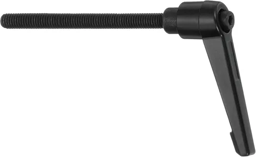 Miniatura 30 de uxcell Perillas ajustables M5 x 0.472 in, mango de rosca macho, botón de trinquete de liberación rápida, perno giratorio para maquinaria de torno