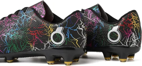 Miniatura 4 de Zapatos de fútbol para niños, zapatos de fútbol para suelo firme, tenis atléticos para niñas, para exteriores, césped y fútbol para niños pequeños