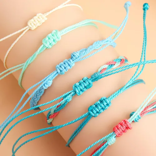 Miniatura 8 de Pulsera de perlas para mujer, pulsera apilable multicapa de perlas sintéticas, pulseras apilables de cuentas bohemias de cristal con diamantes