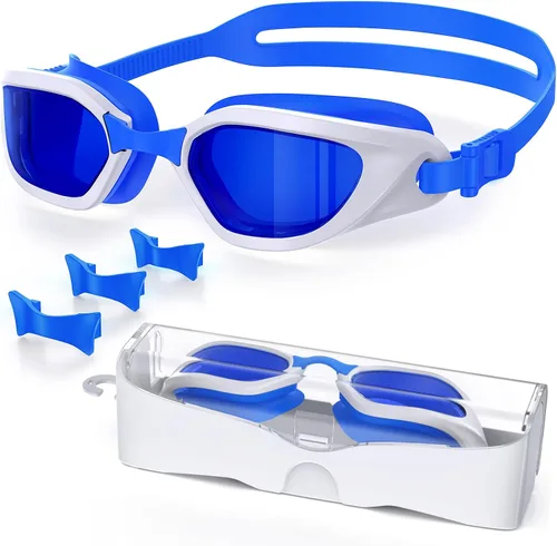 Miniatura 18 de Gafas de Natación, Gafas de Natación Unisex para Adultos Anti Niebla Anti UV Sin Fugas Visión Amplia para Hombres Mujeres Jóvenes