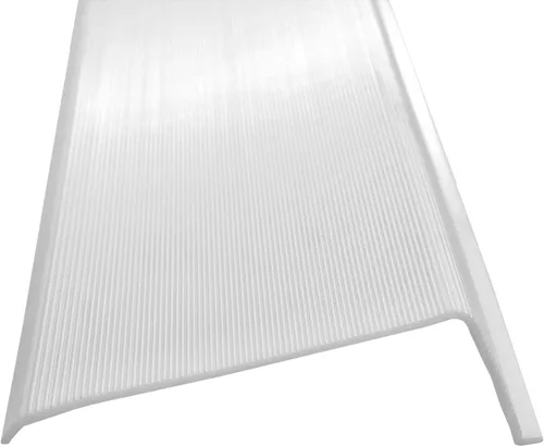 Miniatura 8 de Beam Lighting - Repuesto de cubierta de luz para debajo del gabinete, difusor acrílico acanalado blanco (curvo, 24 pulgadas)