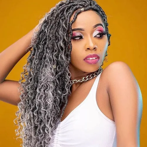 Miniatura 35 de Goddess Locs - Cabello de ganchillo de 8 pulgadas, 6 paquetes de rastas sintéticas de cabello de ganchillo para mujeres negras, cabello suave 1b