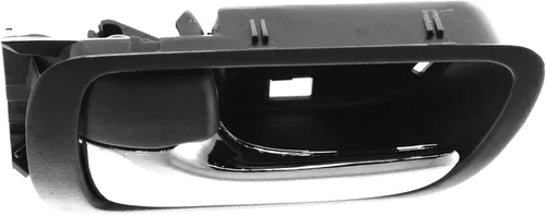 Miniatura 5 de Garage-Pro Manija de puerta interior compatible con Toyota Camry 2002-2006 delantera o trasera, bisel gris del lado del conductor con palanca cromada