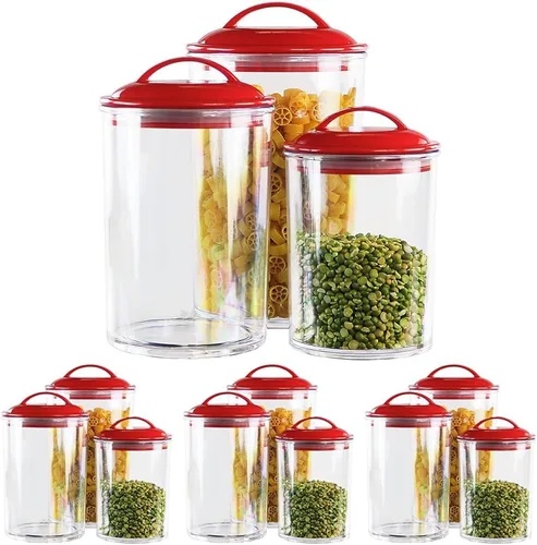 Miniatura 19 de Calypso Basics de Reston Lloyd - Recipientes de acrílico para almacenamiento, espagueti, blanco
