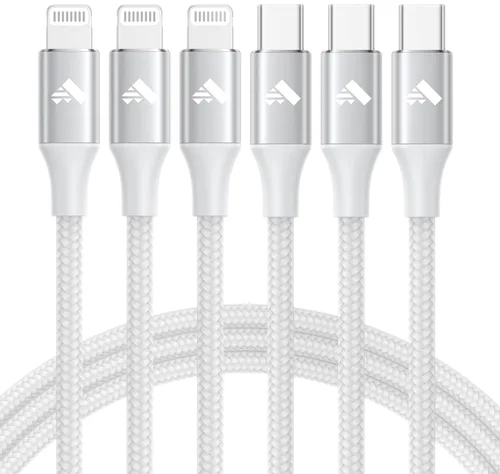 Miniatura 11 de Cable USB C a Lightning de 10 pies [certificado Apple MFi] Cargador rápido para iPhone USB C, suministro de energía, tipo C a Lightning, cable