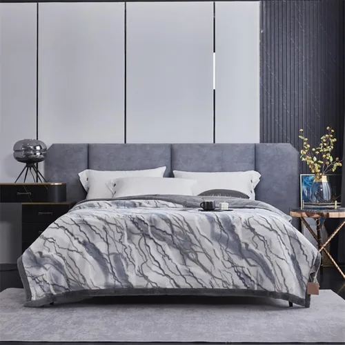 Miniatura 9 de LGYKUMEG Manta pesada de visón coreano, estilo coreano, 9 libras, tamaño Queen, 79 x 91 pulgadas, manta Raschel de felpa reversible suave y cálida