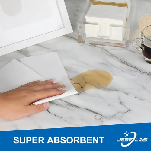 Miniatura 8 de JEBBLAS Toallas desechables para invitados, toallas de mano de tacto de lino, servilletas de papel similares a la tela, toalla de mano de papel