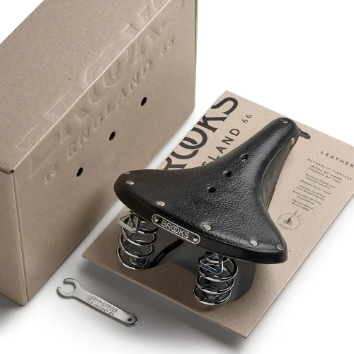 Miniatura 5 de Brooks England B67, Leather Bike Saddle with Suspension Springs
