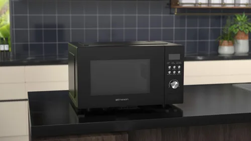 Miniatura 7 de Emerson MW1101B-A Horno microondas de encimera con control de botón, pantalla LED de 1000 W, 10 niveles de potencia, 6 menús automáticos, plato
