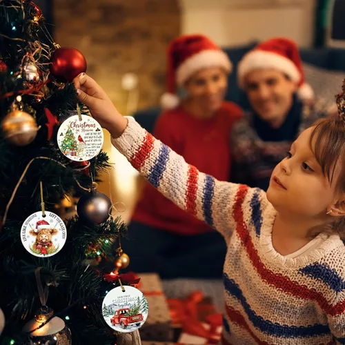 Miniatura 6 de Adorno de primera Navidad juntos 2025 para parejas, nuestra primera Navidad para él, ella, novio, novia, pareja casada, primer adorno de Navidad
