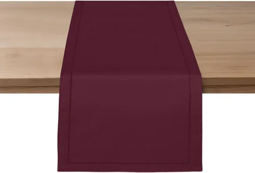 Miniatura 19 de Ruvanti Camino de mesa de lino de 36 pulgadas, dobladillo clásico, lavable, reutilizable, antideslizante, resistente a las manchas, perfecto