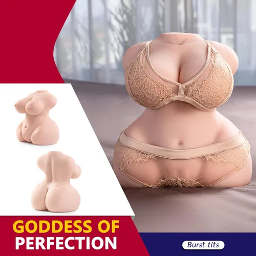 Miniatura 4 de Muñeca sexual de tamaño real para hombre, juguete vaginal con pechos realistas, anal, 12 libras, torso sexual realista de TPE masturbadores