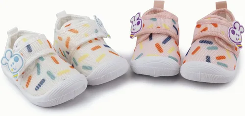 Miniatura 2 de WILLFUN Zapatos chirriantes para bebés, niños y niñas, tenis para primeros caminos, suela suave, para niños pequeños de 0 a 3 años