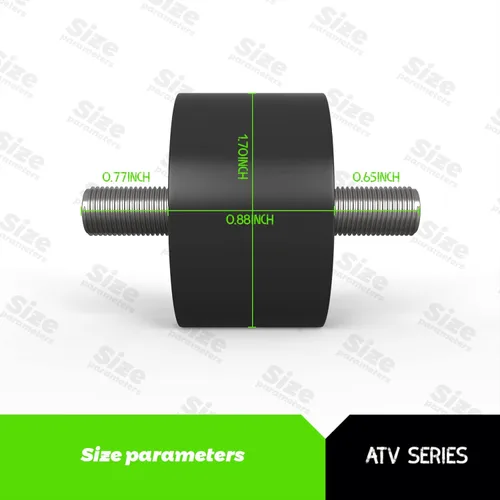 Miniatura 3 de Soporte de motor de goma para motor trasero, compatible con Polaris Sportsman 335/400/450/500, también compatible con Magnum/Trail