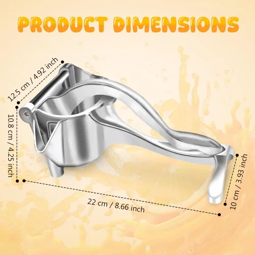 Miniatura 2 de Extractor de jugo de frutas frescas, exprimidor de mano 2026, exprimidor de limón, prensa manual con agarre ergonómico para una extracción eficiente
