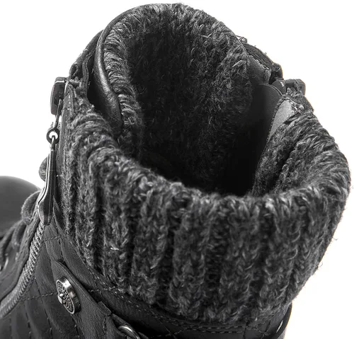 Miniatura 3 de GLOBALWIN Botines al tobillo para mujer Botas de moda estilo combate Botas de otoño para mujer Cómodas con tacón bajo