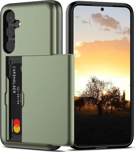 Miniatura 9 de Nvollnoe Funda para Samsung S23 con tarjetero 5G de 6.1 pulgadas, delgada, de doble capa, resistente, protector para Galaxy S23, funda con ranura